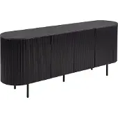 Molecule Dressoir Lagos 200 cm donkerbruin - MDF - 80 x 200 x 45 cm
