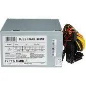 IBox CUBE II power supply unit 500 W 20+4 pin ATX ATX Silver