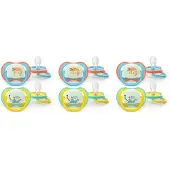 Philips AVENT Fopspeen +18m Air Night aap/chat 3x2 St Speen