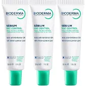 Bioderma Sebium Mat Control 3x30 ml Crème