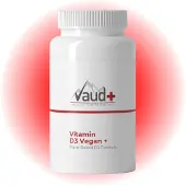 Vaud Vitamin D3 Vegan - 100% Plantaardige Cholecalciferol (D3V) - 25mcg - Softgels 100 St