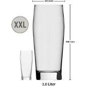 Rastal Willi Becher Riesen-Bierglas Ranft 3,0 Liter