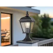 Elstead Lighting Mini LED Tuin Pilaar Bayview | 1X E27 Max 60W | IP44 (Outdoor) | Black