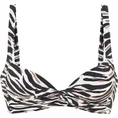 LASCANA Bikinitop crème / bruin / zwart