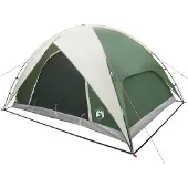 vidaXL Campingtent met waterdichte regenfly Groen 360 x 245 x 185 cm