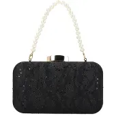 Faina Clutch zwart