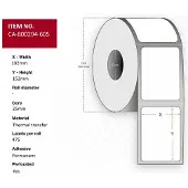 Capture Labels, Etiket 102 x 152 mm, kern 25 mm