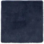 vidaXL Hoogpolig vloerkleed NAVARRA 160x160 cm polyester marineblauw