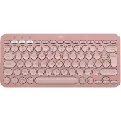 Logitech Pebble Keyboard 2 - K380s Rose Azerty
