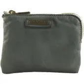 Caterina Lucchi Leren kaarthoes Fanny Wallet Grigio Chiaro grijs