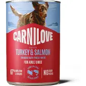Carnilove can salmon/turkey - 6x400 gr - Natvoer Hond