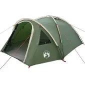 vidaXL Koepeltent 4-persoons 308 x 268 x 130 cm Waterdicht Groen taft