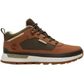 Timberland Heren Veld Trekker Leren Schoen bruin (44), Leer, Plat, Veters, Casual, Buiten TB0A6DKNA4G1