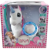 Dimian Pluche Luna raconte 3 histoires - yeux mobiles - FR.