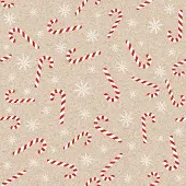 Papstar Servetten met kerststokjesmotief