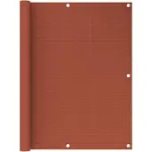 vidaXL Balkonscherm 120x300 cm HDPE terracotta