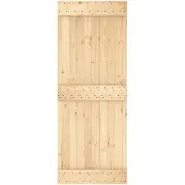 vidaXL Vlakke deur NARVIK 80x210cm Massief Pine Hout (Onbehandeld)