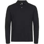 Clique Stretch Premium Poloshirt met lange mouwen