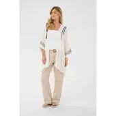 Cream Kimono 'CRFrottie' zwart / wit