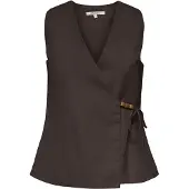 ONLY Onlbaia s/l linen bl wrap waistcoat