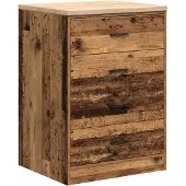 vidaXL Garagekast 60x51x85 cm massief grenenhout oud hout