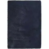 vidaXL Hoogpolig vloerkleed NAVARRA 240x340 cm polyester marineblauw