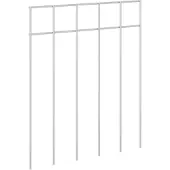 vidaXL Tuinhekpaneel, 48 stuks, 25 x 30 cm, verzinkt staal, zilver