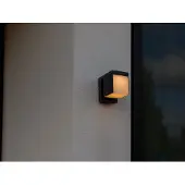 Lutec Solar wall lamp Prima anthracite