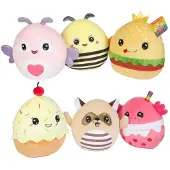 Teddies Soft Friends - Pluche Dieren 20cm - Set van 12 (12 stuks)
