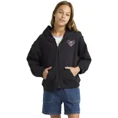 Roxy Midnight Hike Bruhsed Rg Sweatshirt Met Rits