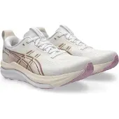 Asics Loopschoen 'GEL-KAYANO 33' kastanjebruin / geel / wolwit