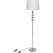 vidaXL Vloerlamp, witte staande lamp