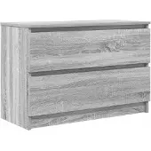 vidaXL Tv-meubel 80x35x54 cm spaanplaat grijs sonoma
