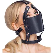 Bad Kitty Hoofd Harnas met Mondkap Gag en Studs