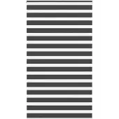 vidaXL Zebra rolgordijn 135x230 cm stofbreedte 130,9 cm zwart