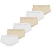 Schiesser Broekje ' Invisible Cotton ' sand / wit