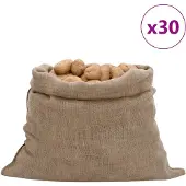 vidaXL Jutezakken 30 stuks 220 g/m² 100x110 cm 100% jute