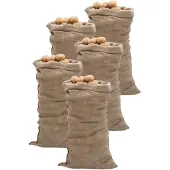 vidaXL Jutezakken 5 stuks 220 g/m² 65x135 cm 100% jute