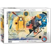 Eurographics Geel Rood Blauw door Kandinsky 1000 Stuk Puzzel