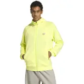 Adidas Sweatvest 'Trefoil Essentials' citroengeel