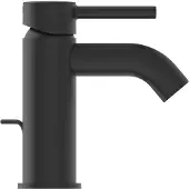Ideal standard wastafelmengkraan Ceraline, uitloop 100mm, model BC193XG, zwart (zijdezwart)
