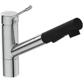 Ideal standard keukenkraan Ceralook met uittrekbare handdouche, chroom, model BC297AA