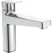 Ideal standard IS Keukenmengkraan Ceraplan met uitloop, lengte 210 mm, voor montage voor het raam, chroom