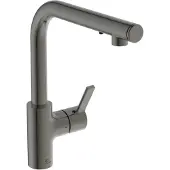 Ideal standard Gusto - Keukenkraan met zeepdispenser, Magnetic Grey A7817A5