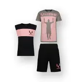 Vingino T-shirt M5367BTS Unisex Zwart 176