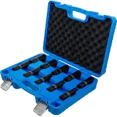 Bgs Dopsleutel + dopmoer, Kraft dopsleutelset Zeskant, diep Aandrijving vierkant 12,5 mm (1/2") SW 10 ... (10 mm)