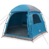 vidaXL Familietent iglo 6-persoons waterdicht blauw