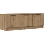 vidaXL Tv-meubel 102x35x36,5 cm bewerkt hout artisanaal eikenkleur