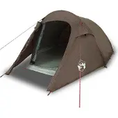 vidaXL Tunneltent 3-persoons waterdicht bruin