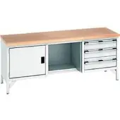 Bott Werkbank en kast cubio KW-2078-2.8
